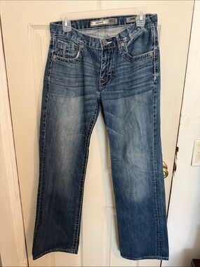 BKE Straight Fit Blue Jeans